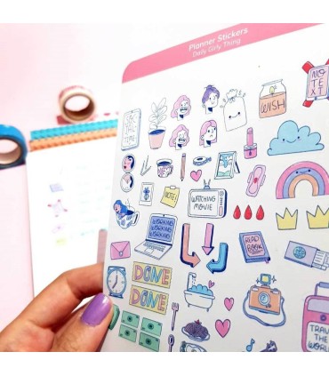 مجموعه استیکر پلنر دخترانه
