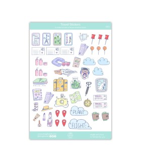 مجموعه استیکر مسافرت