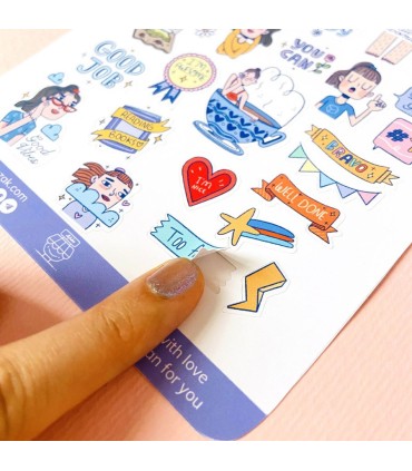 مجموعه استیکر خود دوستی