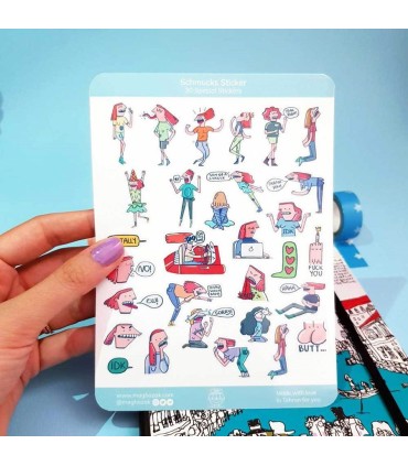 مجموعه استیکر ابله‌ها